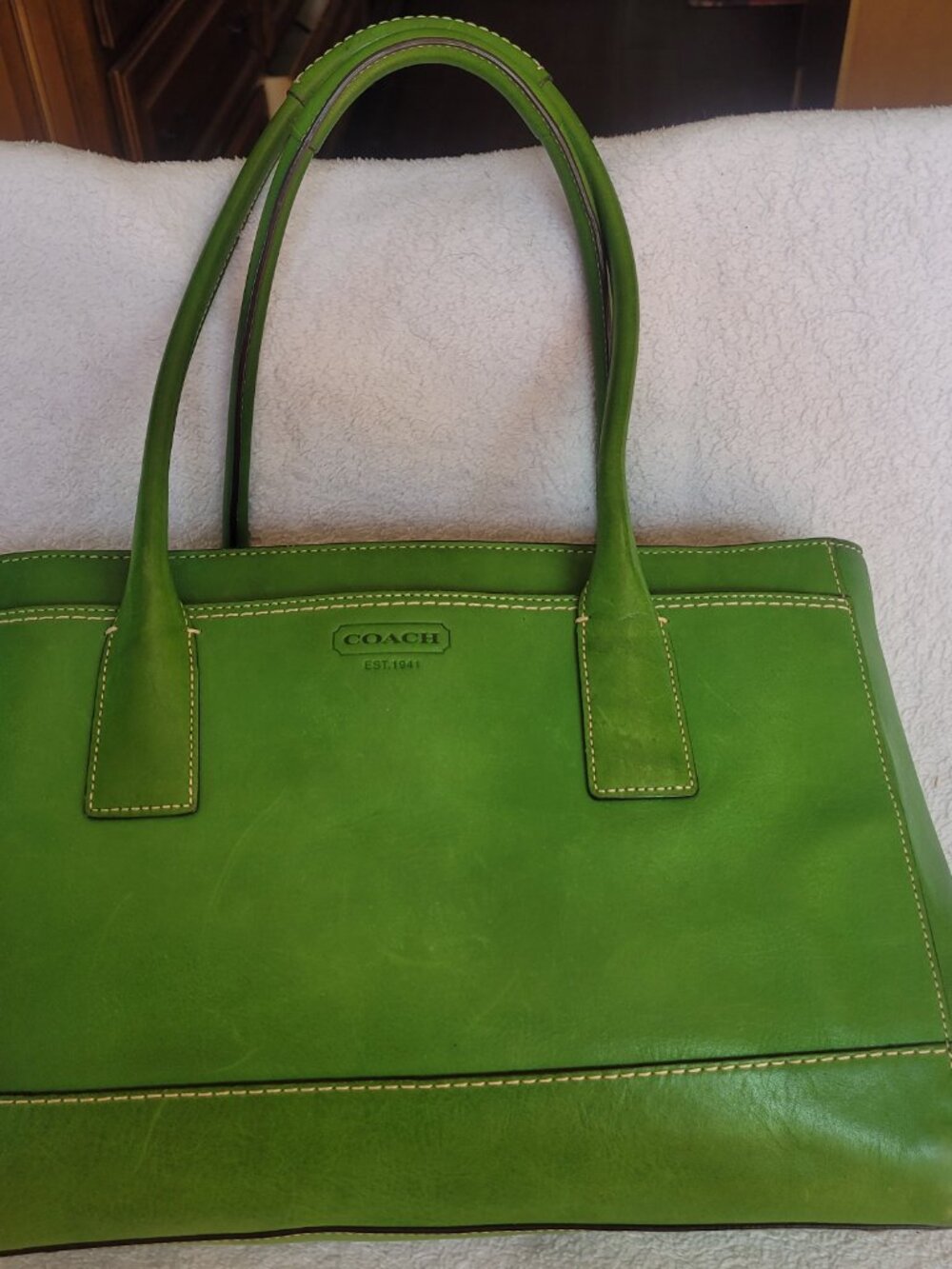 Coach Hamptons Madeline tote Green - Picture 3 of 10